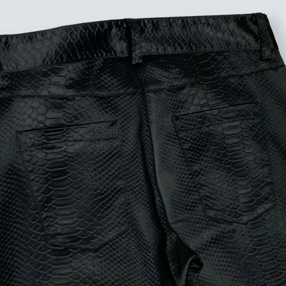 TRICOT CHIC Black “Scales” pattern Women’s Dress Pants Size US 8 NWOT - Picture 6 of 9